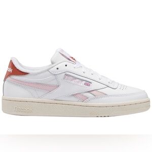 Reebok Women's Club C Revenge Sneaker White and Pink
